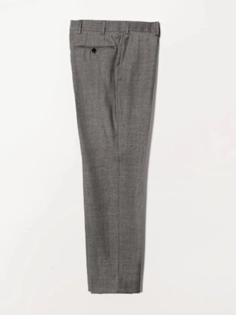 Brooklyn Tailors BKT50 Tailored Wool Trousers Size 3 Heathered Gray